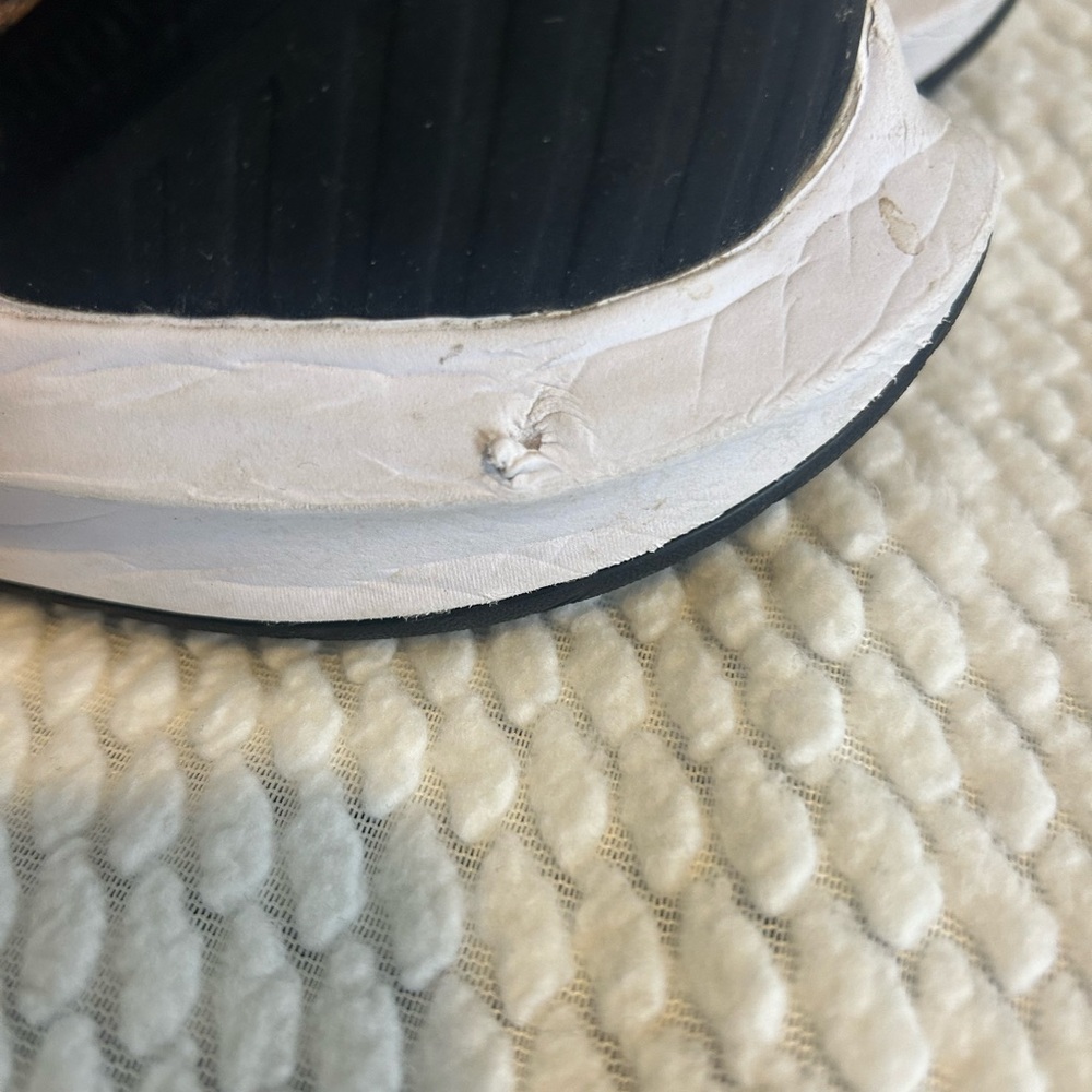 Leopard Print Athletic Shoes with Silver Accents - Picture 6 of 7